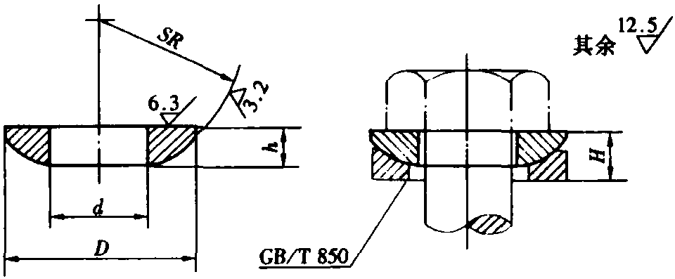 1.球面垫圈(GB/T 849—1988)